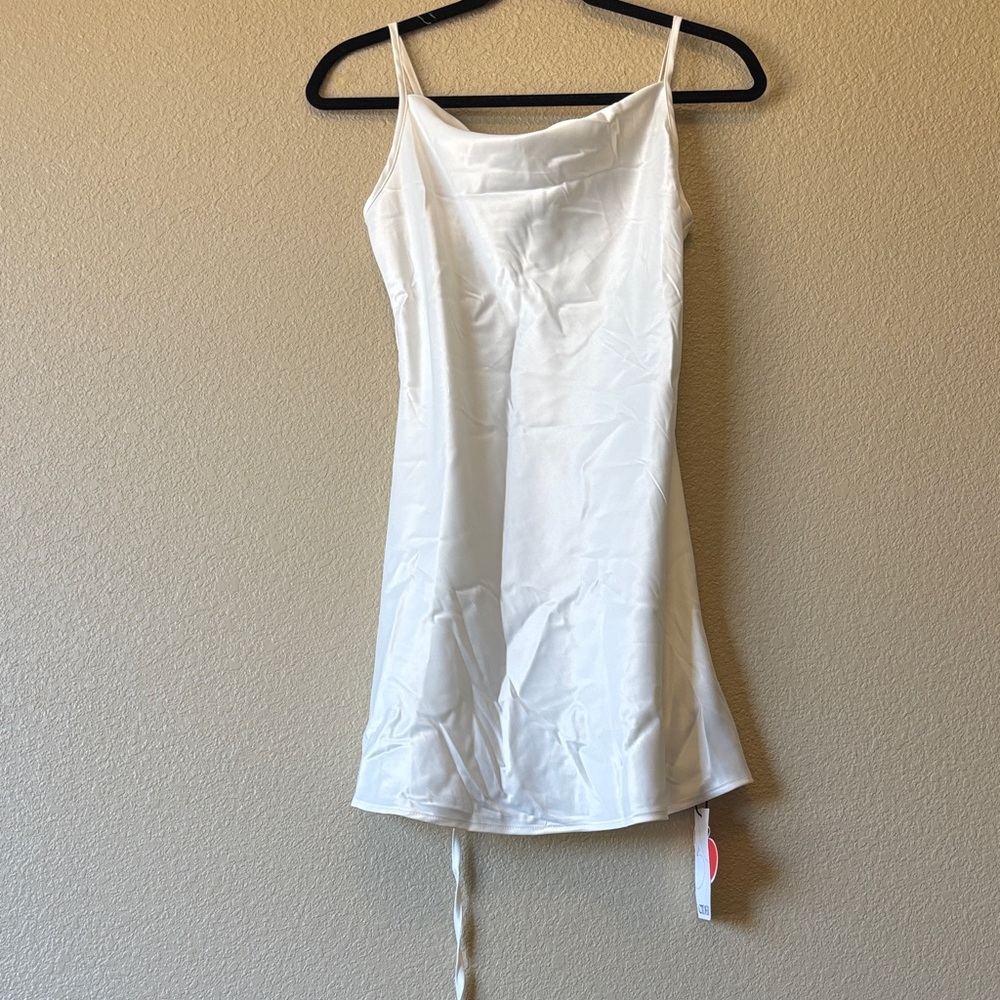 Cider White Mini Dress